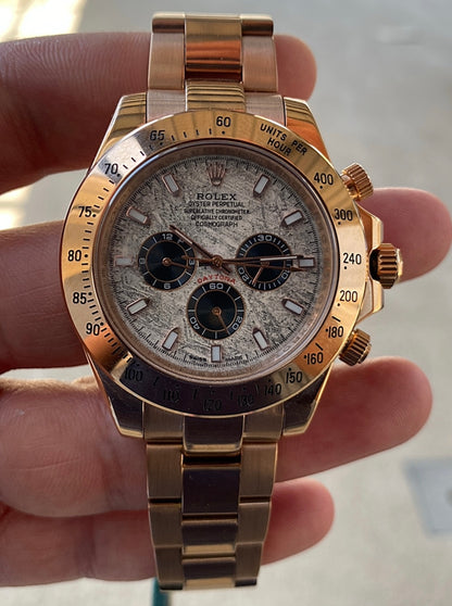 السعر بالدينار الأردني 350 - رولكس دايتونا جراند ماستر روز جولد