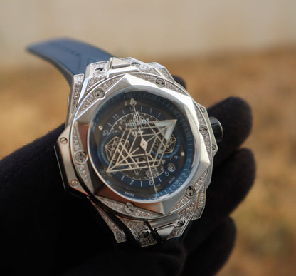 Hublot Big Bang Sang Bleu - قطعة واحدة كلين طبق الاصل