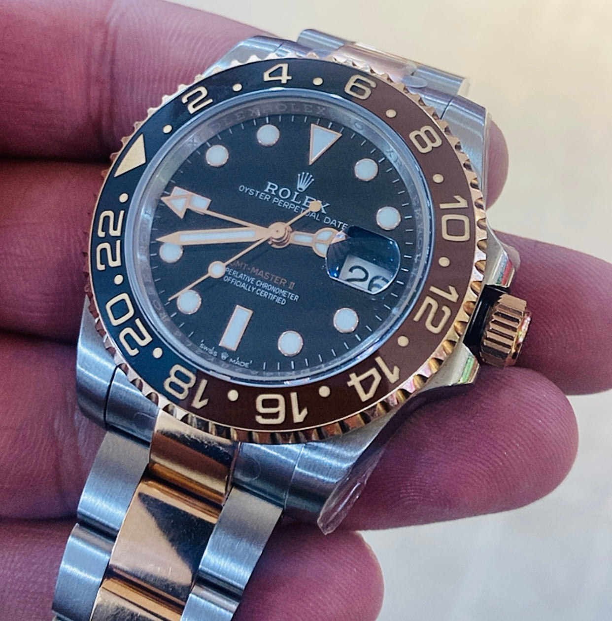 رولكس رووت بير تو تون كلين طبق الأصل