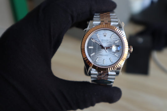 رولكس دايت جاست كلين - تو تون ٢٠٢٤ طبق الأصل طلاء ذهب عيار ١٨