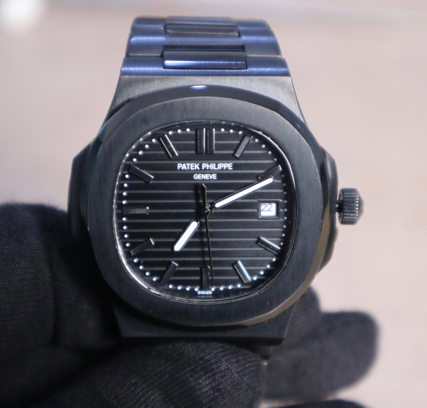 باتيك فيليب نوتلس فول بلاك - اصدار خاص كواليتي جراند ماستر متوفر قطعتين