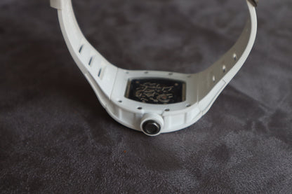 ريتشارد ميل بوبا واتسون وايت سيراميك اديشن - الساعة كلين طبق الأصل  حبة واحدة