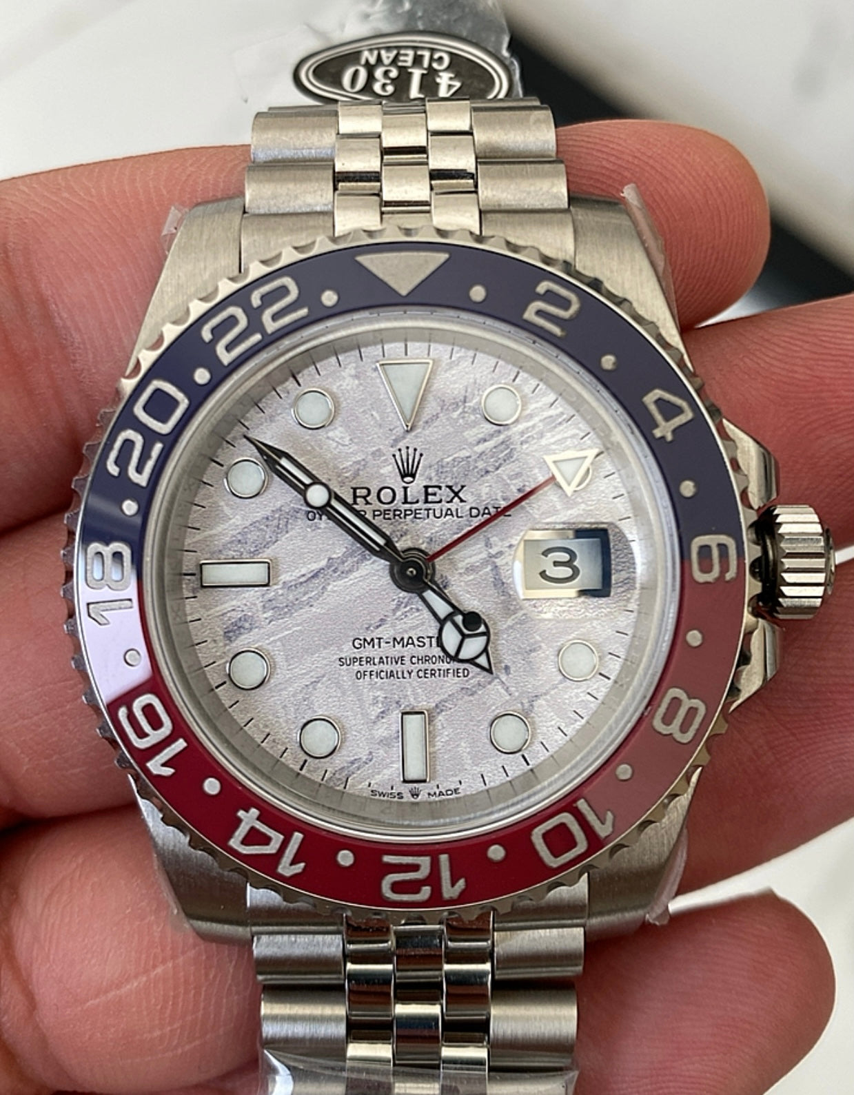 رولكس ببسي مينا ماربل - كلين مطابقة للأصلية ماكينة حركة سويسري