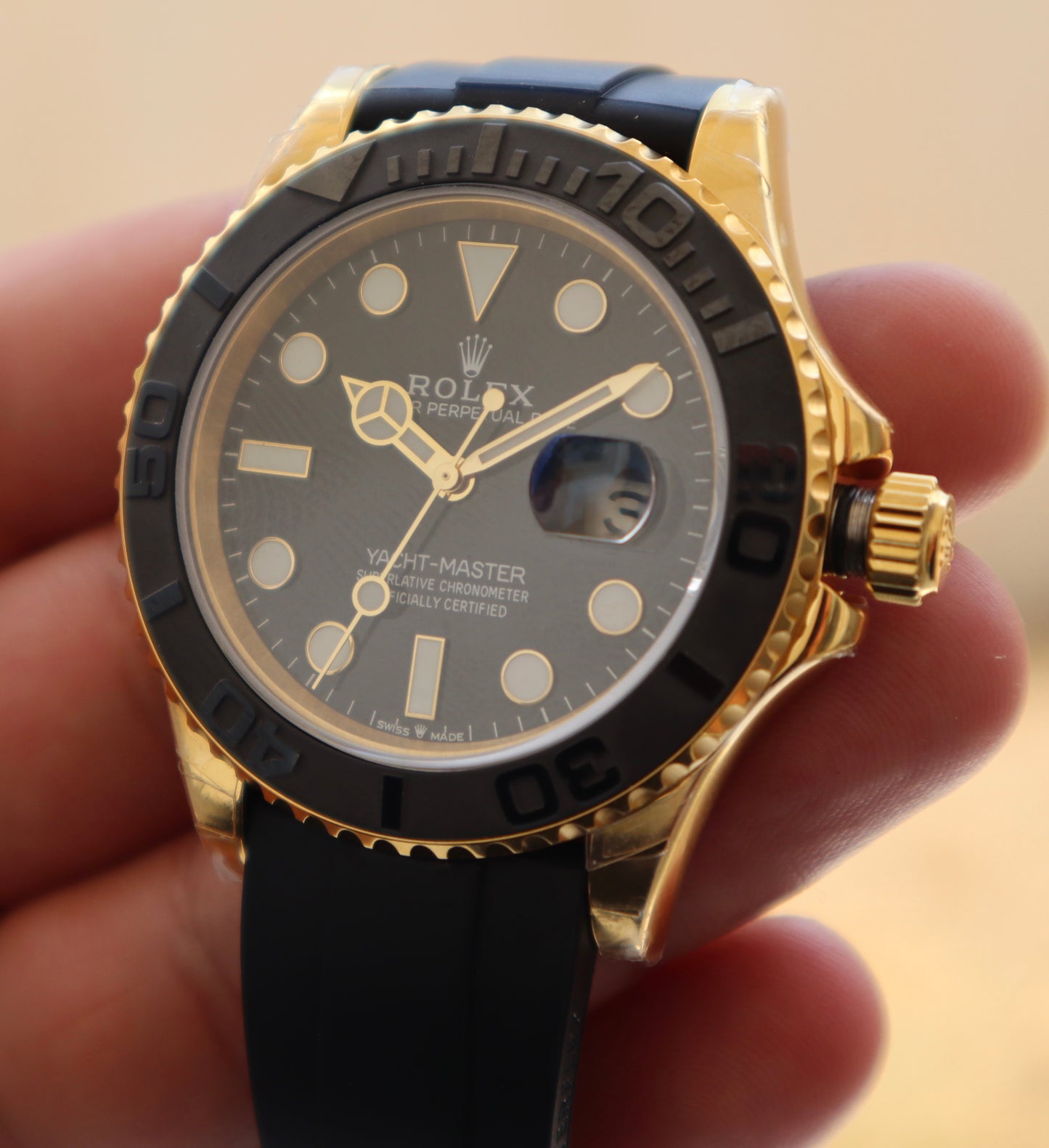 رولكس ياخت ماستر - الجودة مصنع كلين ماكينة سويسري (السعر بالاردني 550)