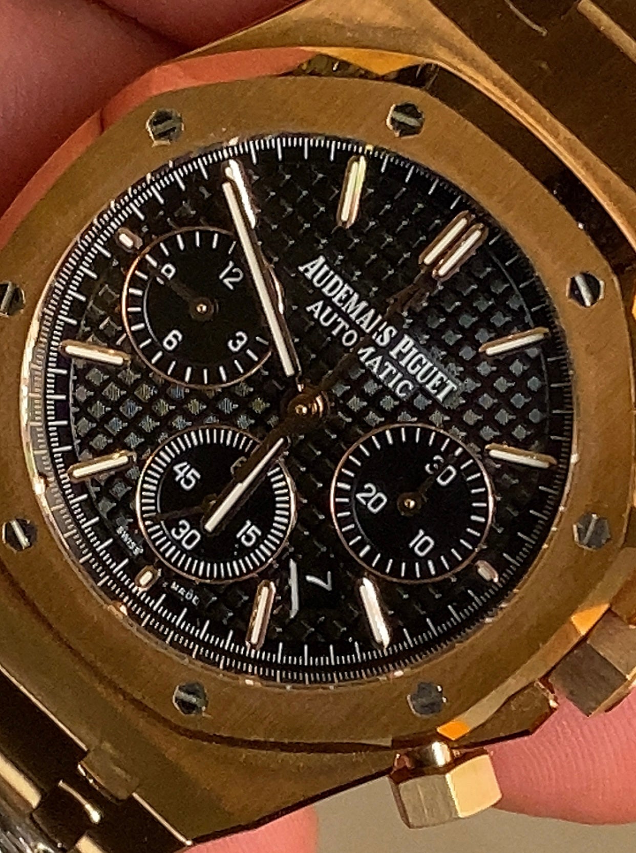 AP Chronograph Clean - كلين طبق الأصل تعمل بكامل التعقيدات