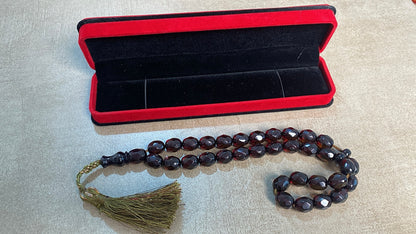 سبحة حجر سندلوس صناعة يدوية  (S8)