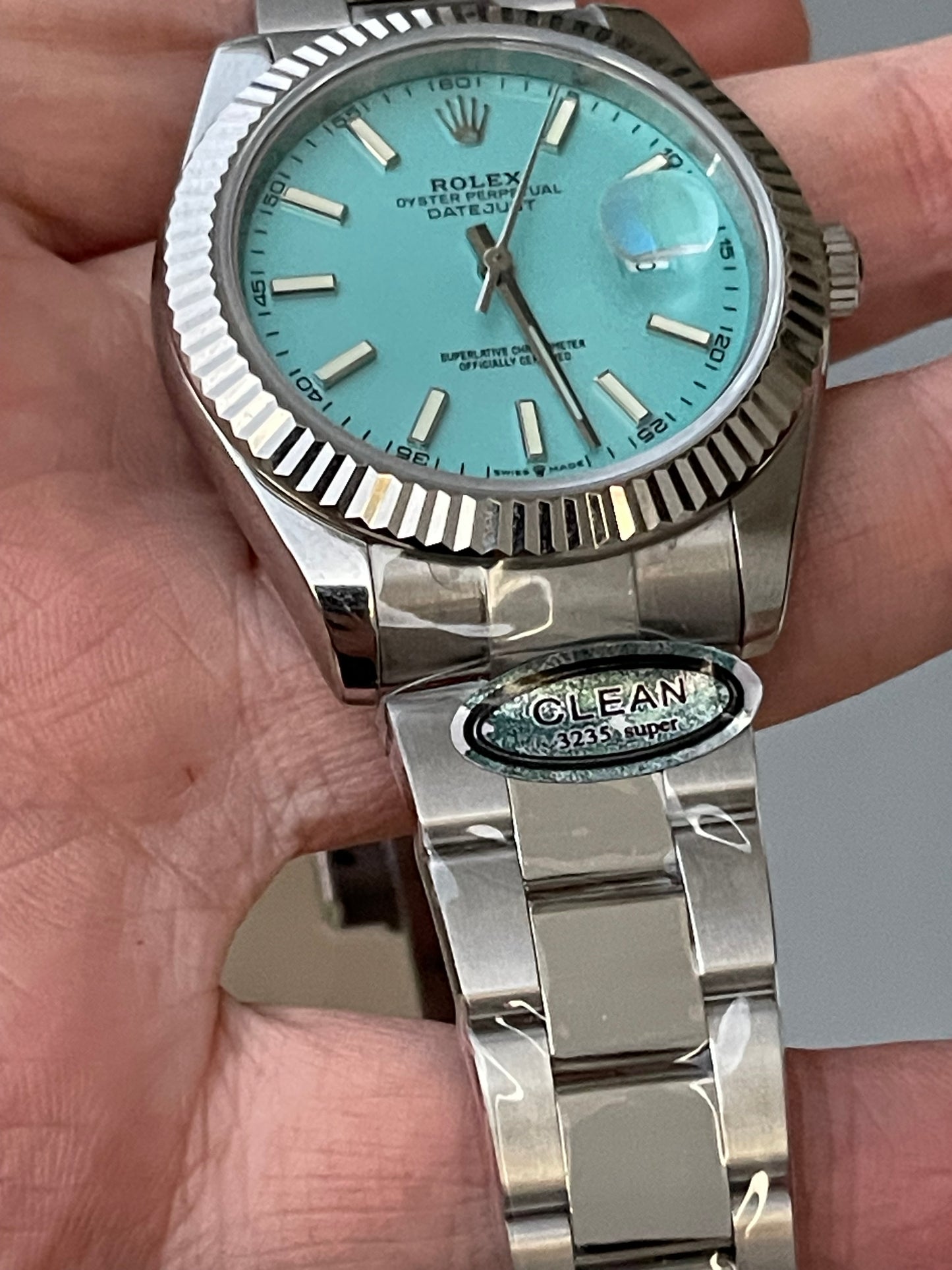 رولكس دايت جست تيفاني كلين طبق الأصل