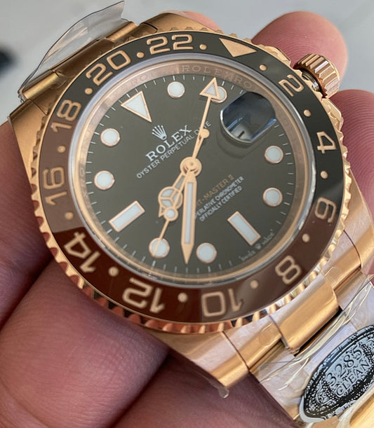 رولكس جي ام تي رووت بيير / كلين طبق الأصل ماكينة سويسري طبق الأصل حبة وتحدة