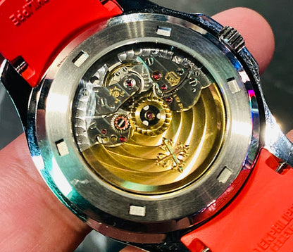 باتيك فيليب تكوا نوت ستراب احمر طبق الأصل (صور حقيقية دون تعديل)