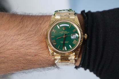 DayDate Yellow Gold - قطعة وحدة كلين طبق الأصل