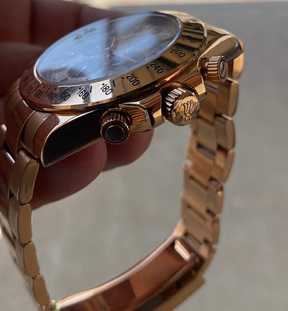 السعر بالدينار الأردني 350 - رولكس دايتونا جراند ماستر روز جولد