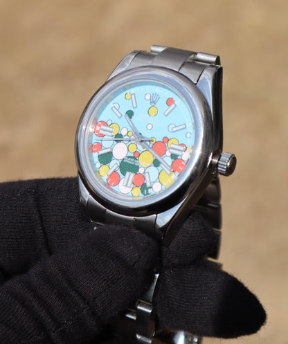 Rolex oyster perpetual celebration - متوفر قطعتين جراند ماستر (السعر بالاردني 300)