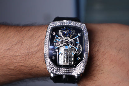 جاكوب اند كو بوجاتي شيرون فول دايموند - ماكينة سويسري توربيون