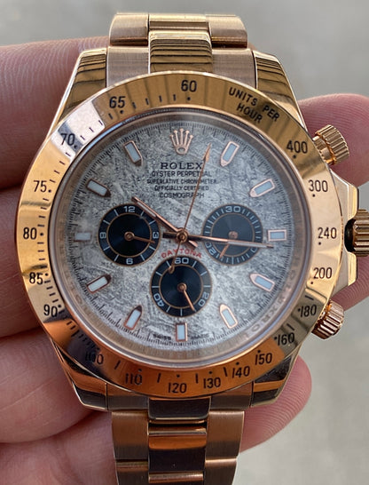 السعر بالدينار الأردني 350 - رولكس دايتونا جراند ماستر روز جولد