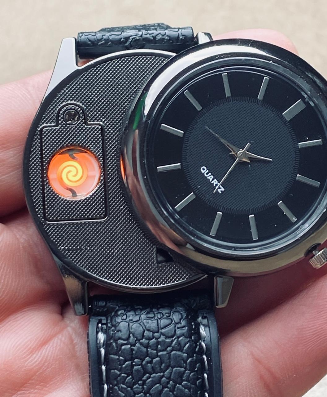 ساعه مايكل انرجايزر لايت ساعة مزودة بولاعة