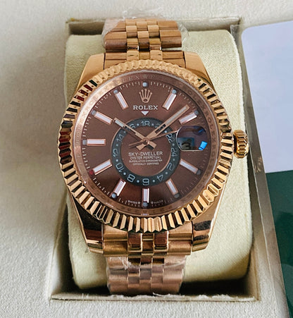 رولكس لاند دويلر روز جولد - جراند ماستر طبق الاصل بتعقيدة ال جي ام تي