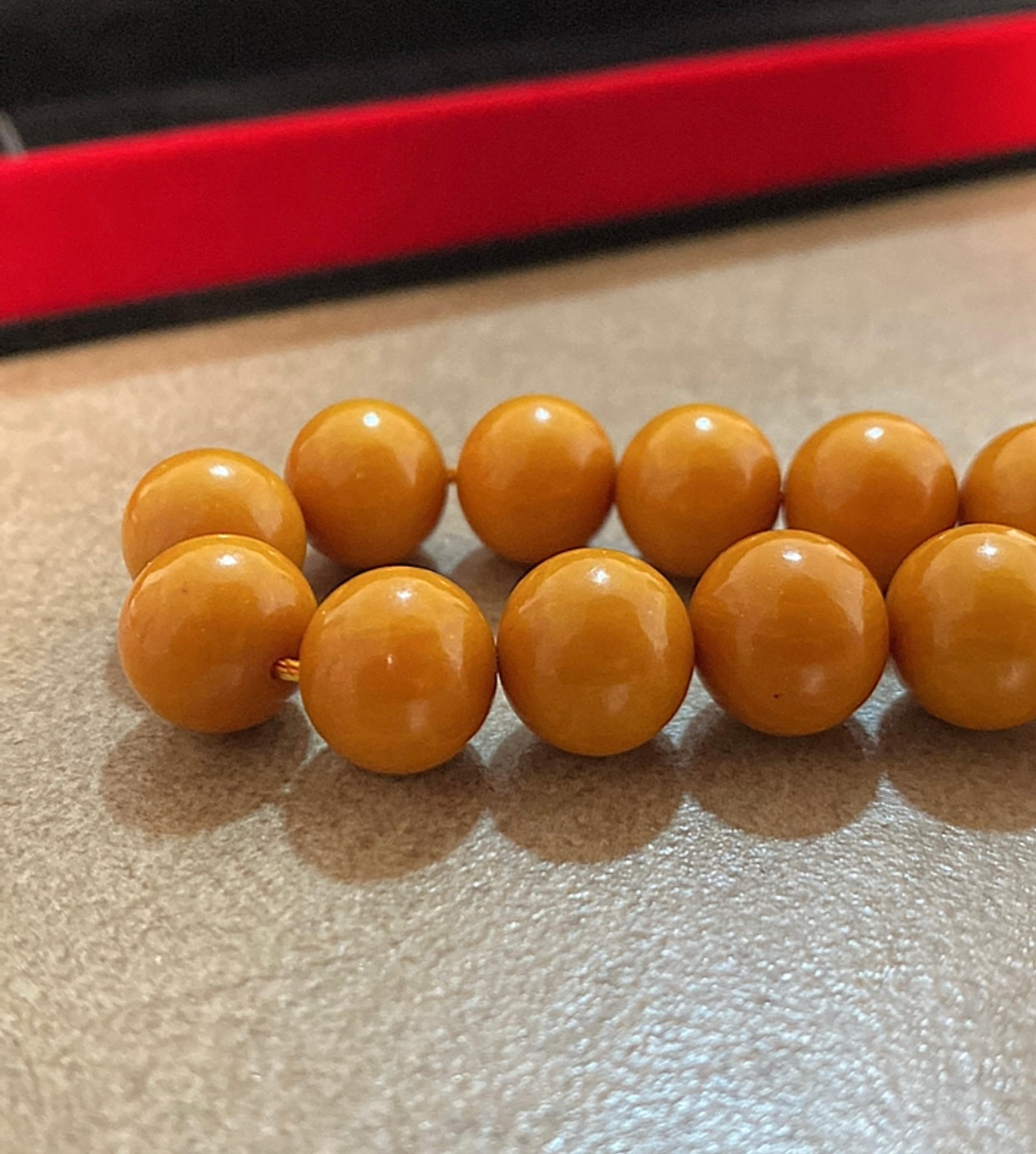 سبحة حجر سندلوس نقي ١٠٠٪؜  S22- متوفر قطعة واحدة من هذا التصميم