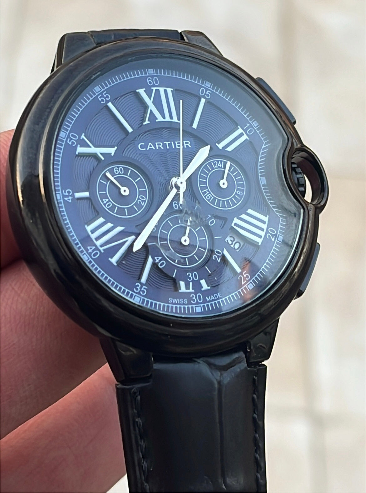 السعر بالدينار الاردني 120 دينار - ساعة كارتير صناعة تركية باله - سعرهاالأصلي ١٢ الف دولار