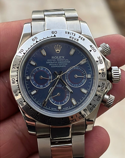 رولكس دايتونا اصدار ٢٠٠٤ بحالة جيدة جداً - مكينه غير مفتوحة اوتوماتيك