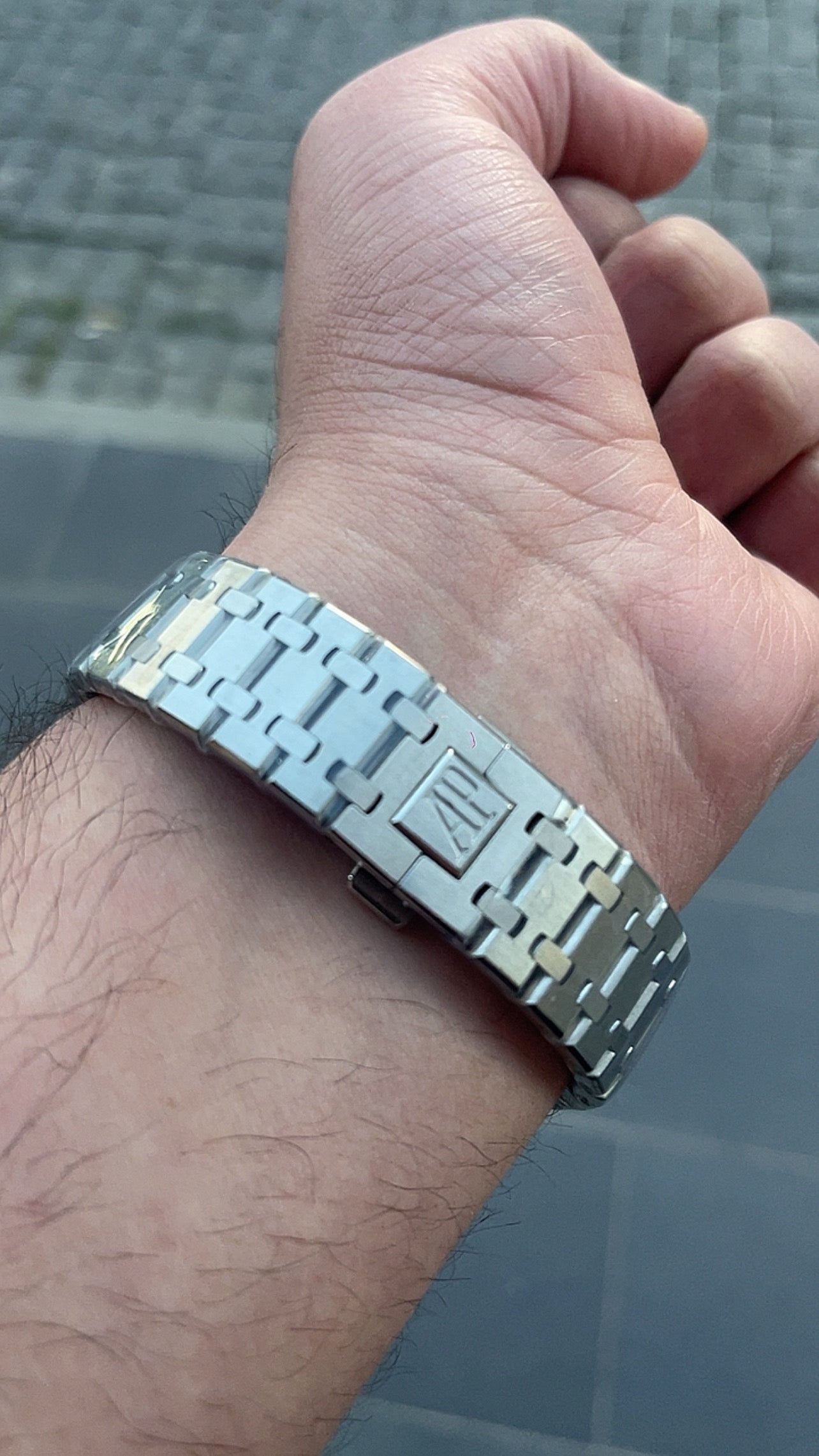 audemars piguet كلين مطابقه مينا اخضر قطعه واحده