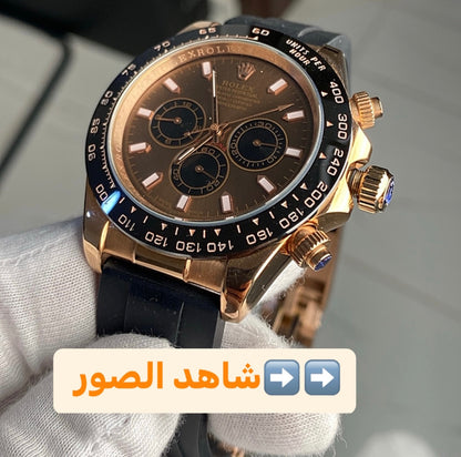 رواكس رولكس دايتونا شوكليت  ٢٠٢٤   مستعملة بحالة الجديد ماكينة سويسري