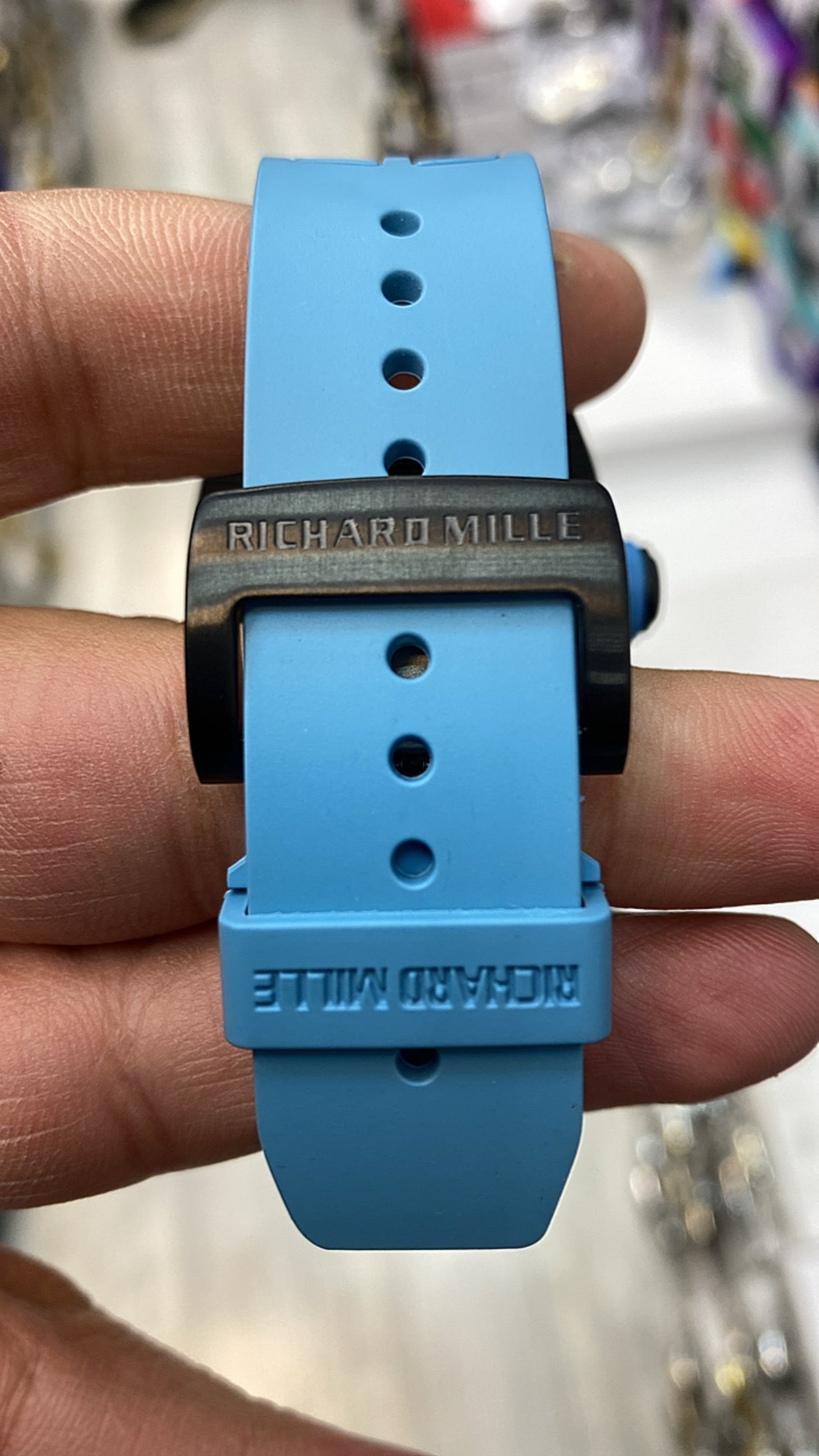 Richard Mille | RM 055 Yas Marina Circuit Blue  (كلين تايتل)
