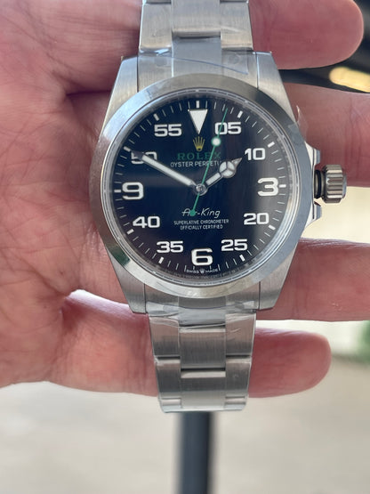 رولكس اير كينق كلين طبق الاصل من الساعات النادره Rolex air king