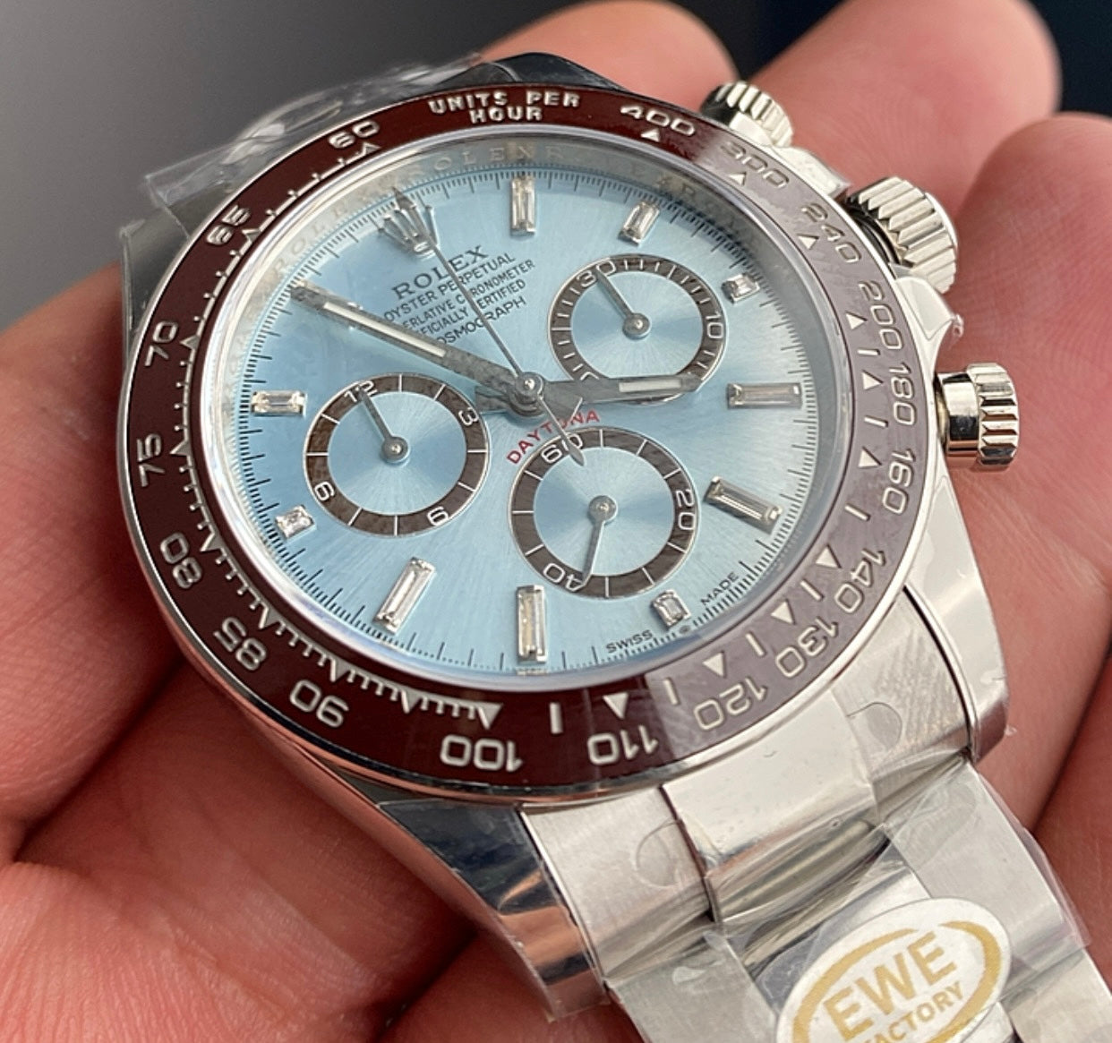Rolex Daytona Cosmograph - كلين طبق الأصل حبة واحدة ماكينة لا تفرق