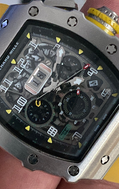 ريتشارد ميل ١١ طبق الاصل وارد تركيا - باله سعرها في تركيا ٣ الاف دولار - سعر الساعة مليون و مئة الف