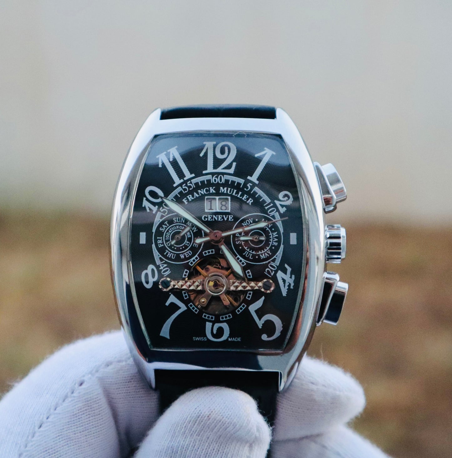 franck muller calendario - فرانك مولر كاليندر بيج ديت كلين طبق الأصل