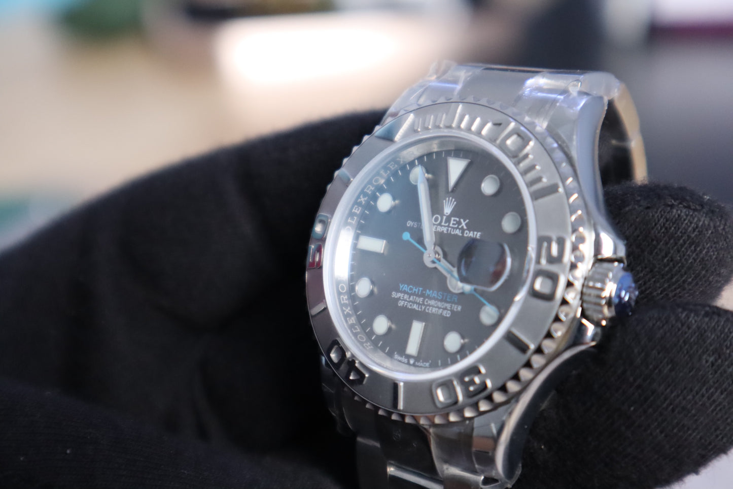 رولكس ياخت ماستر كلين طبق الأصل ماكينة سويسري