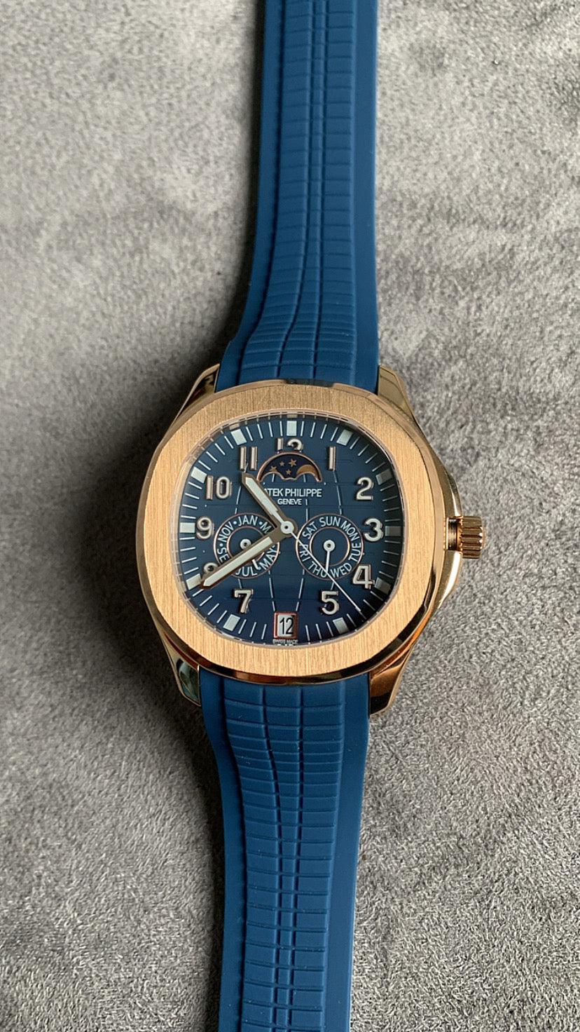 PATEK Philippe aquanaut- باتيك فيليب اكوا نوت كاليندر كلين طبق الأصل