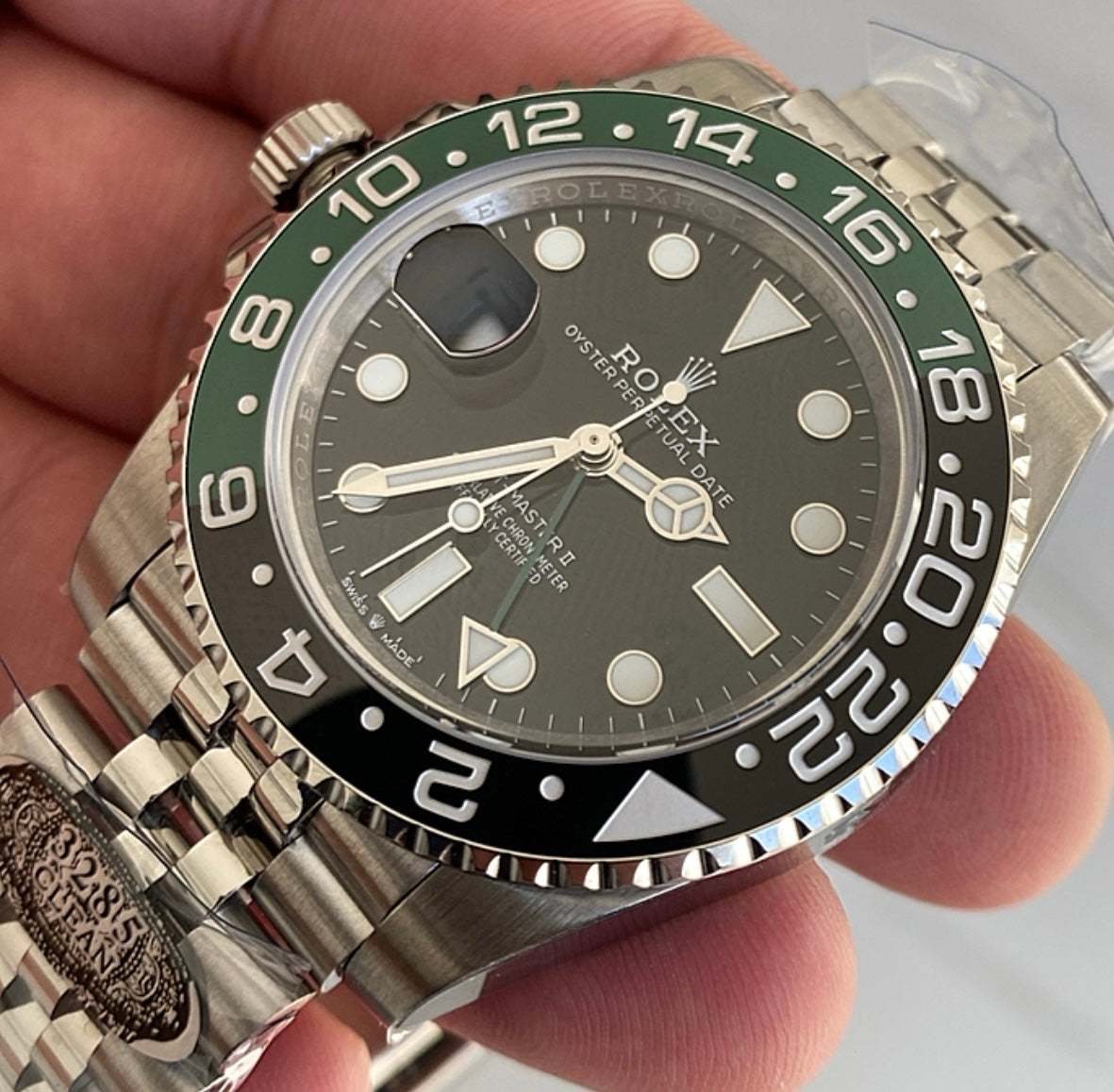 رولكس سيرايت كلين طبق الأصل / اصدار خاص الكراون يجي عاليمين