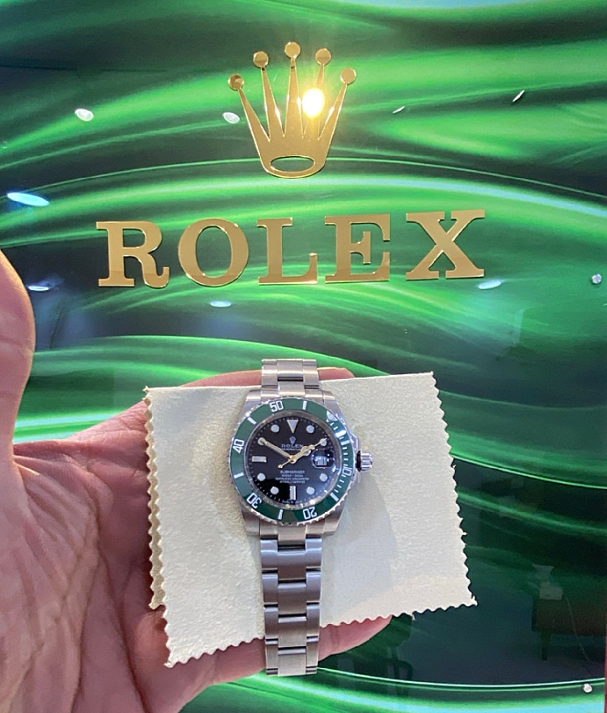 41 mm رولكس ستاربكس اصدار ٢٠٢٤ كلين تايتل + الكارد الذكي الجديد