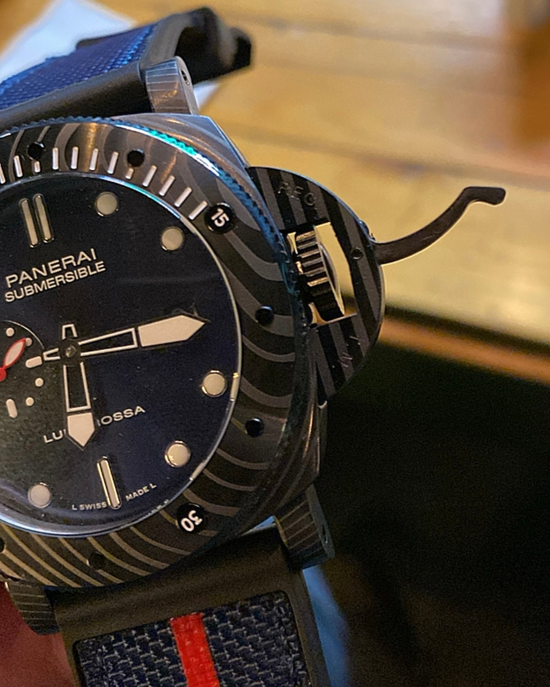 ساعة باناراي كلين طبق الاصل - ماكينة سويسري - صمام يعمل مثل الاصلية حبة واحدة فقط