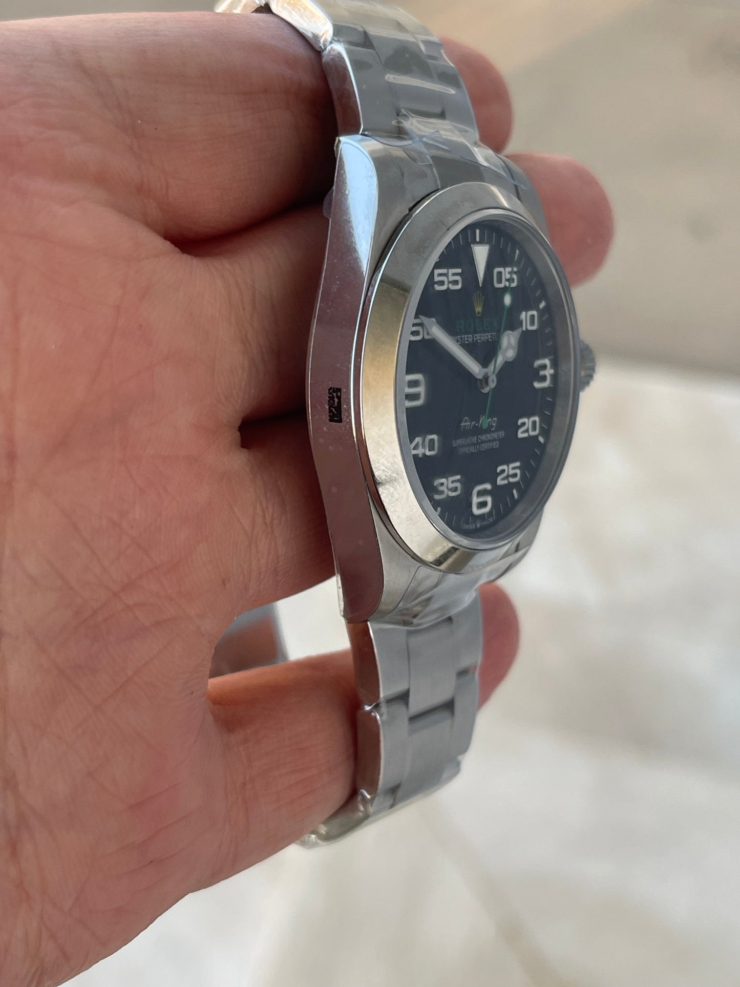 رولكس اير كينق كلين طبق الاصل من الساعات النادره Rolex air king