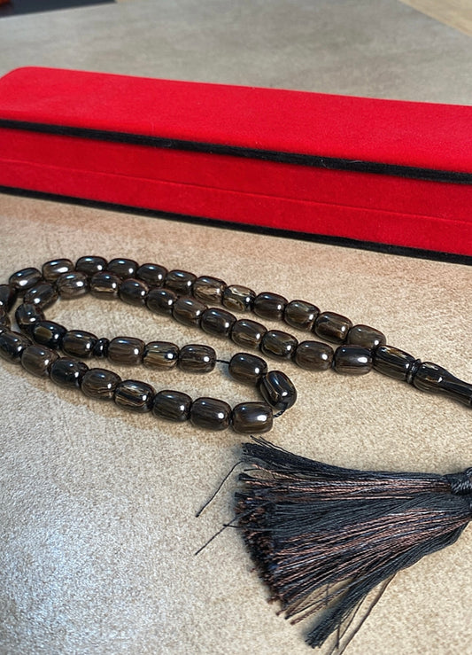 سبحة حجر سندلوس نقي ١٠٠٪؜  S25- متوفر قطعة واحدة من هذا التصميم