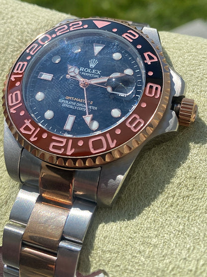 43 mm رولكس رووت بيير ماستر كلين- Rolex Root Beer