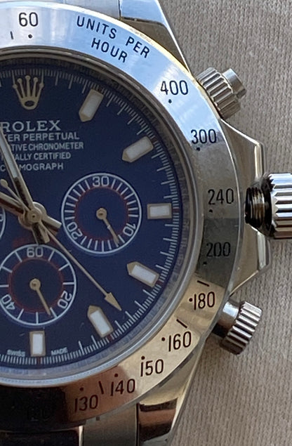 ساعه دايتونا كرونوجراف مسلتعمله قطعه واحده -قيمتها بالسوق اعلى من هيك بكثير