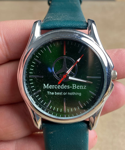 البكج الألماني - ساعة بي ام + ساعة مرسيدس لون فيروزي