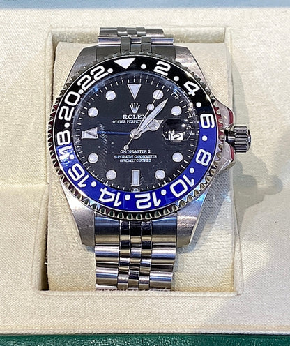 43 mm رولكس باتمان اصدار ٢٠٢٤ كلين تايتل + الكارد الذكي الجديد