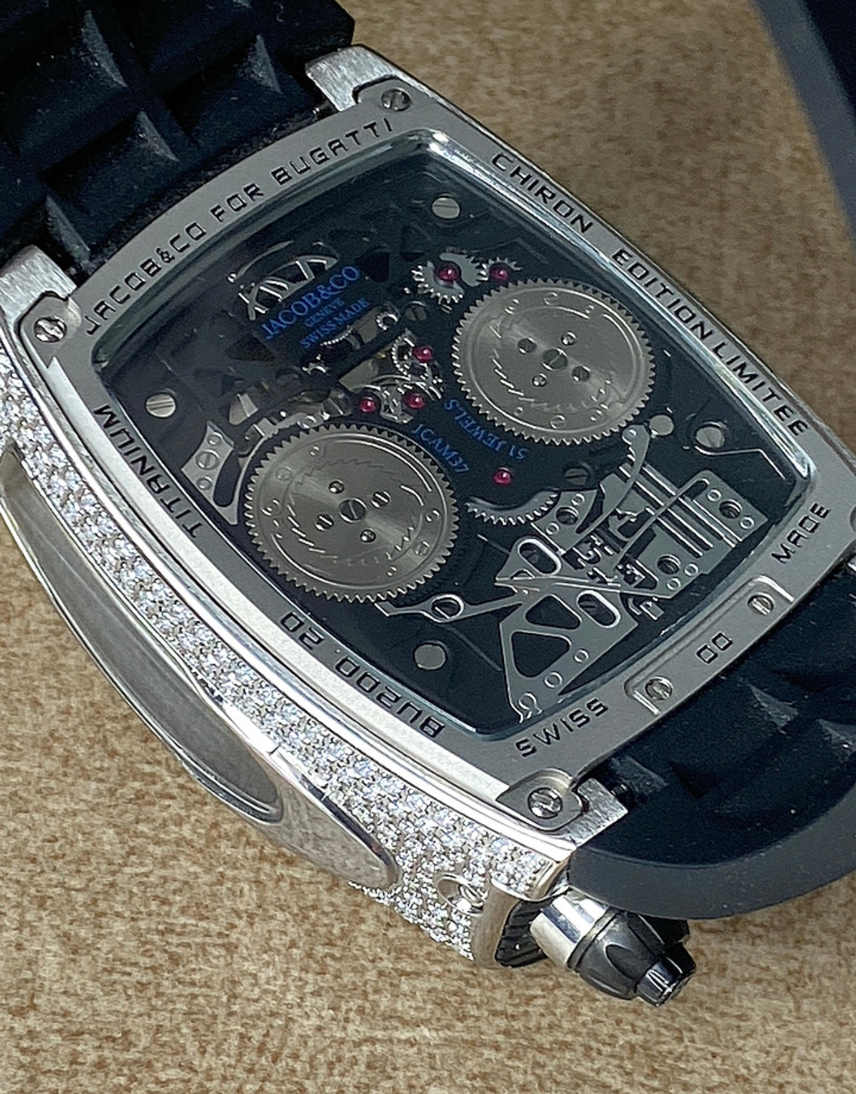 جاكوب اند كو بوجاتي ٢٠٢٥ فول دايموند - تشطيب الساعة عالي طبق الأصل - لوحدك لابسها في العراق