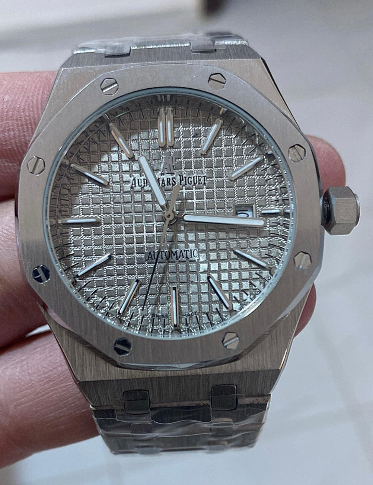 AP Royal Oak  titanium 41 mm (كلين تايتل)