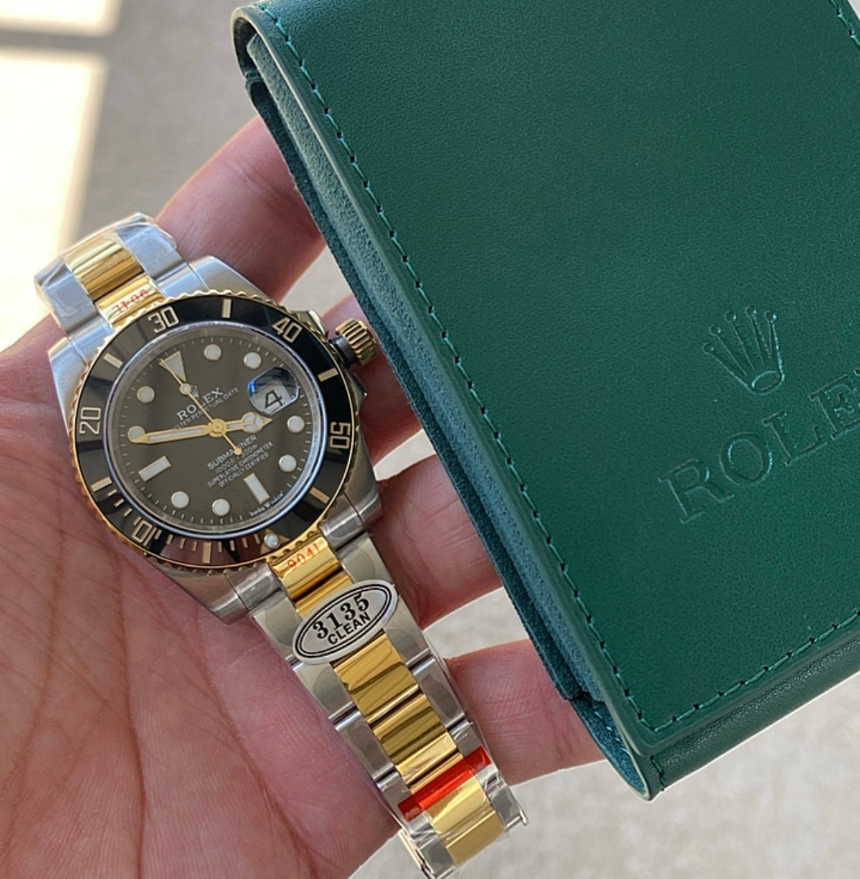 رولكس ساب مارينر ٢٠٢٣ كلين طبق الاصل ماكينة سويسريه