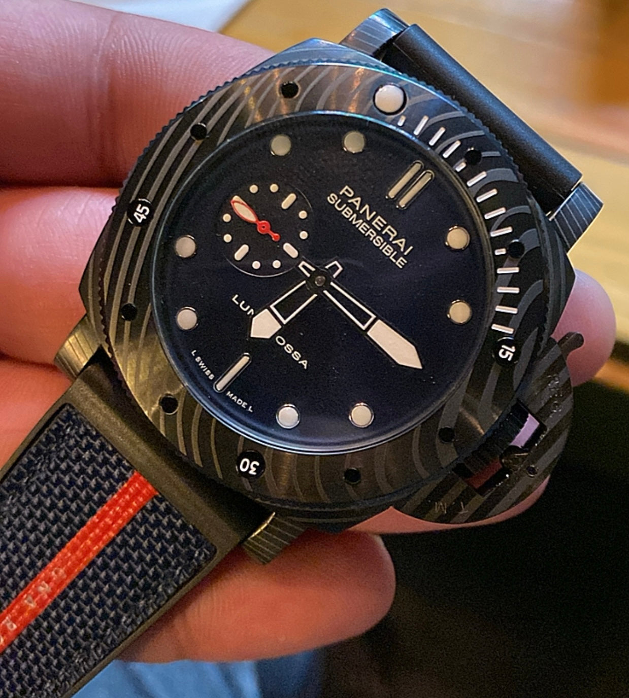 ساعة باناراي كلين طبق الاصل - ماكينة سويسري - صمام يعمل مثل الاصلية حبة واحدة فقط