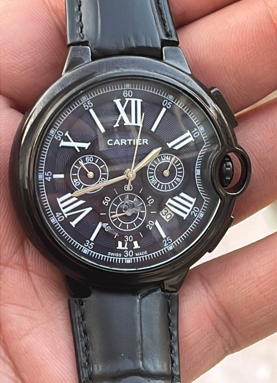 السعر بالدينار الاردني 120 دينار - ساعة كارتير صناعة تركية باله - سعرهاالأصلي ١٢ الف دولار