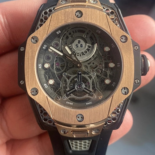 Hublot BigBang 2024 - هابلوت بيج بانج روز جولد  كلون ماستر طبق الاصل