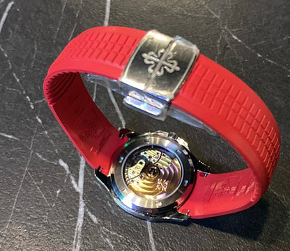 باتيك فيليب تكوا نوت ستراب احمر طبق الأصل (صور حقيقية دون تعديل)