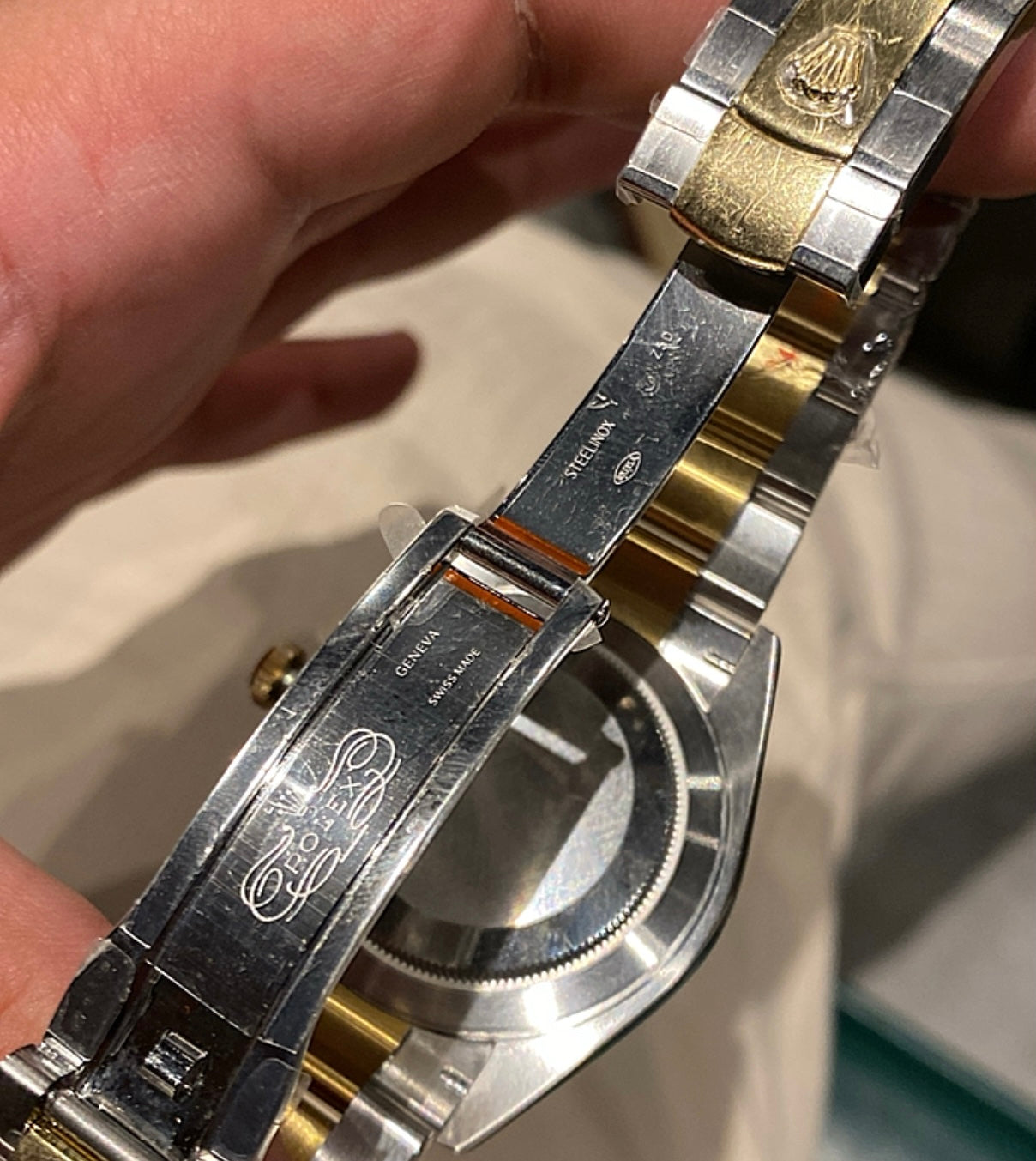 روليكس ديت جست تو تون اويستر - مينا صدق طبق الأصل ماكينة سويسري كلين