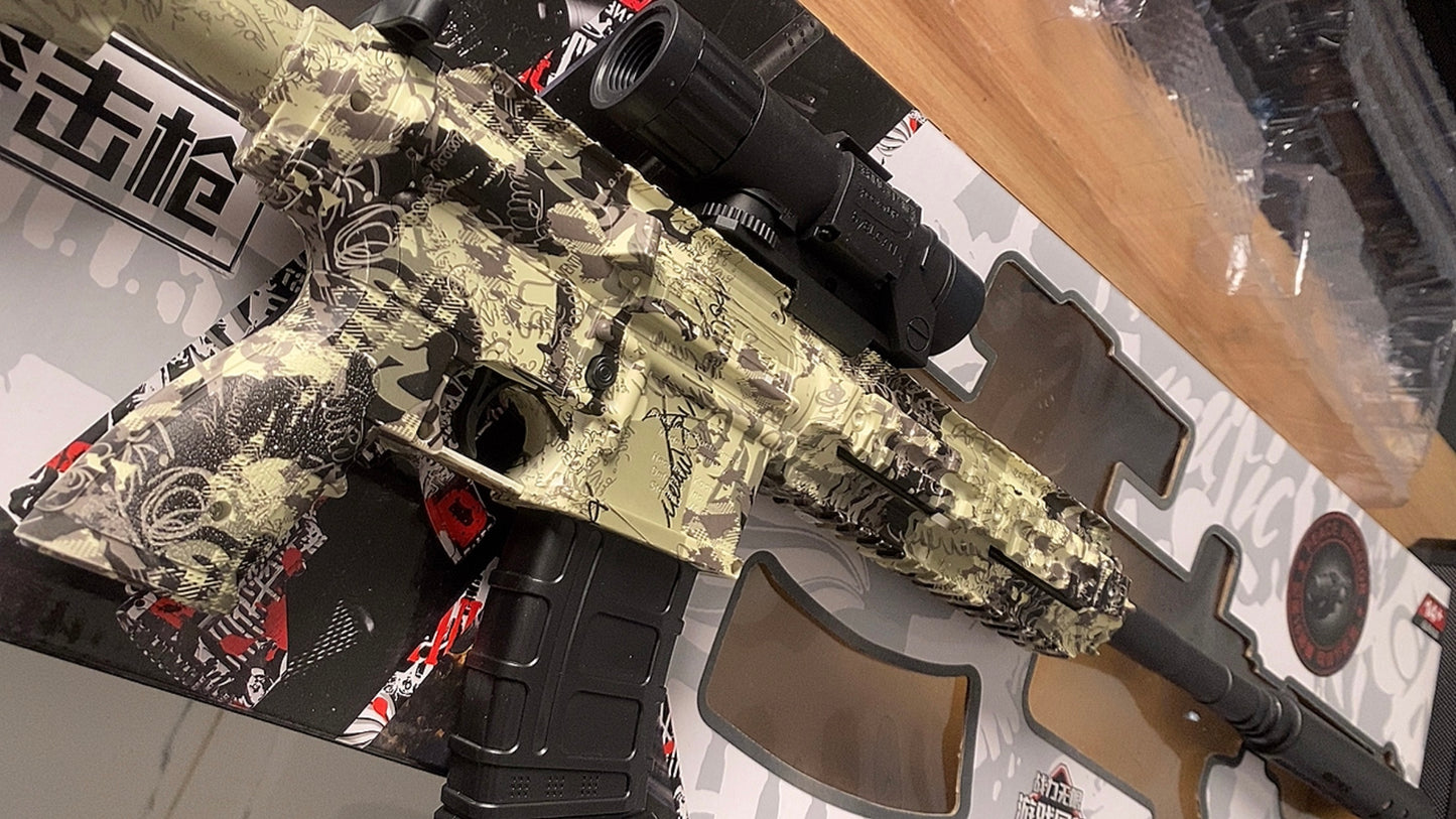 رشاش بابجي للاطفال - طلق بكرات الماء امن + ما يسبب اوساخ بالمنزل